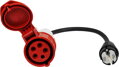 EVELINE Max II – Mobile Ladestationen TYP 2 - CEE 5-PIN | Display | 16A | 3 Phasen | 11kW | 5 - 8m