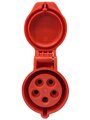 Premium adapter from 16A to 32A CEE 5-pin | 16A | 1-3 phases | 3,6 - 11 kW | 0,5m