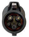 Adapter Type 2 socket to Type 1 plug