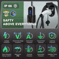 ZENCAR E-PRO (3in1) Portable EV Charger Type 2 - Schuko / CEE 5-pin / Type 2 | 16A | 3-phase | 11 kW | WiFi | App | 5m