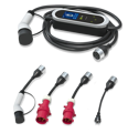 Portable EV Charger E-PRO (4in1) Type 2 - Schuko / CEE 5-pin / Type 2 | 32A | 3-phase | 22kW | WiFi | App | 5m