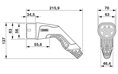 PHOENIX CONTACT charging cable TYPE 2 - OPEN END (ONE PLUG!)  | 32A | 1 - 3phase | 7,4 - 22kW | 5 - 7 m