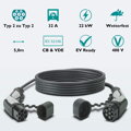 PHOENIX CONTACT Ladekabel TYP 2 | 32A | 3 Phasen | 22kW | 4 - 5 - 7m