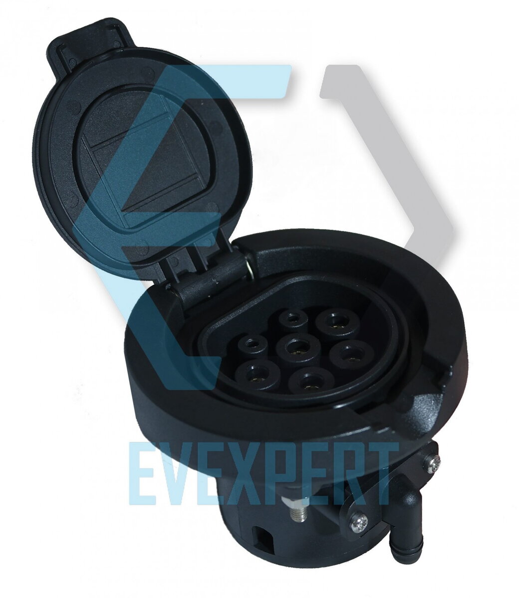 Charging Socket Type2 Female Car Side 32a 22kw For