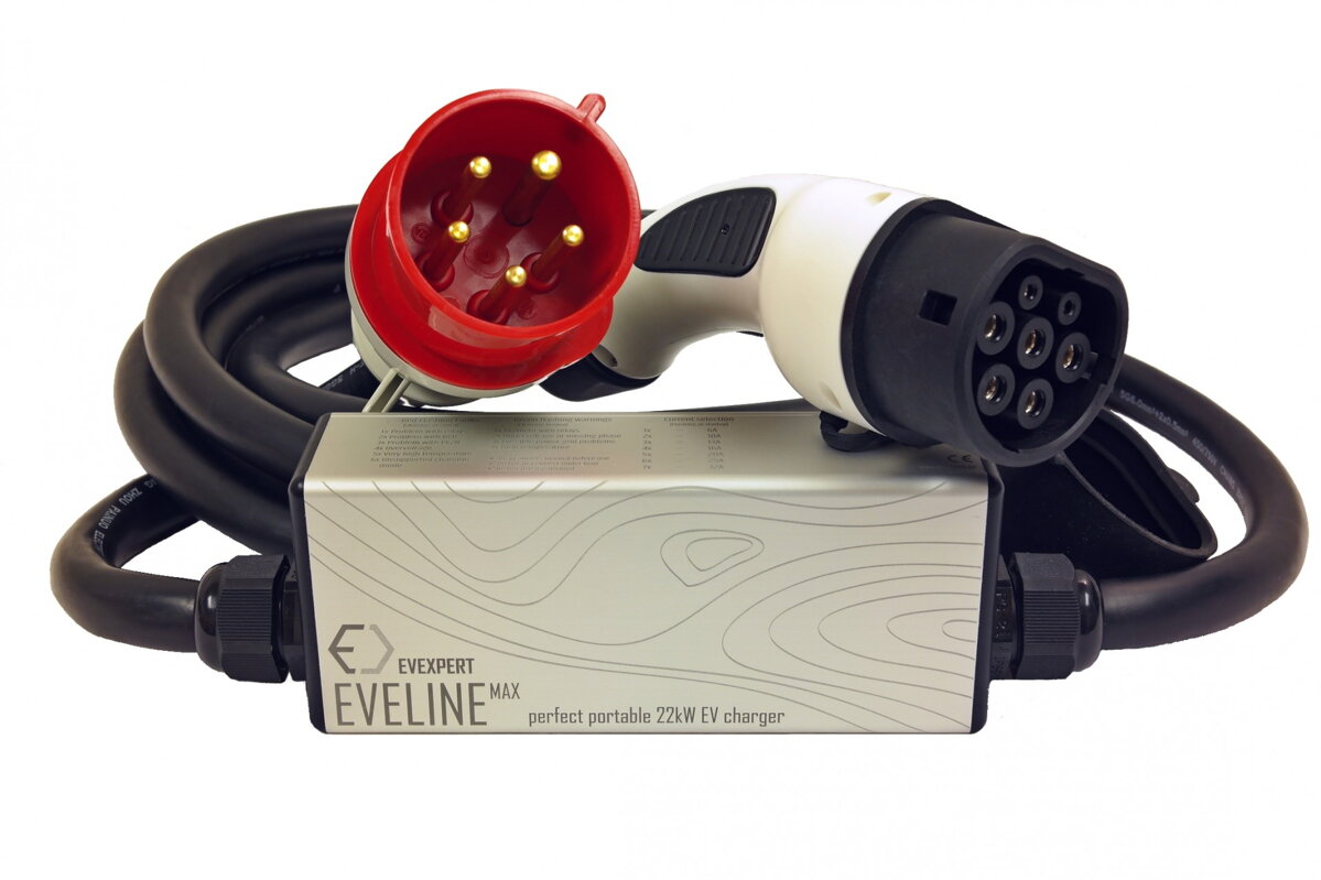 Eve Line Max Smart Portable Ac Charger Rcd A Ev Type 2