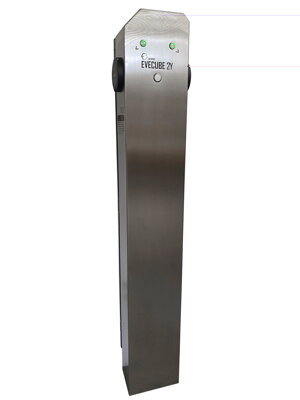 EVECUBE 2Y - 2x22kW AC pillar charging station (OCPP 1.6 + mobile APP + RFID + consumption measurement)