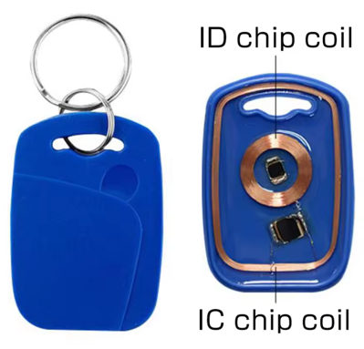 Programmable Dual Mini RFID Chip 13,56 Mhz / 125 Khz