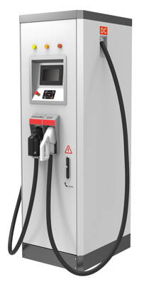 EVEMOVE 60 kW | CCS2 / CHAdeMO / AC Type 2 (Wifi, LCD, RFID card, 5m cable), 150-750V