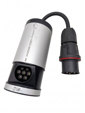 Portable Wallbox / adapter EVE GO Box II Typ 2 - CEE 32A - 22kW (aluminum body)