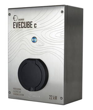 EVECUBE C - 22kw AC Ladestation (OCPP 1.6 + Smart WebServer + Verbrauchsmessung)