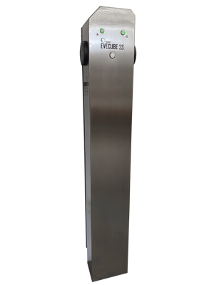 EVECUBE 2S - Säulen-AC Ladestation | 2 Anschlüssen | 2x22kW (Intelligenter WebServer + RFID + Verbrauchsmessung)