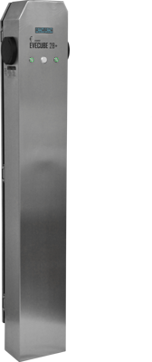 EVECUBE 2B+ - column AC charging station | 2 ports | 2x22kW (offline + display + PV surplus + RFID)