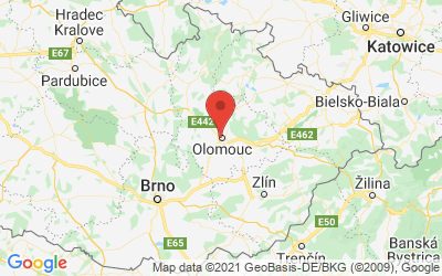 Google map: stupkova 18, olomouc, 77900